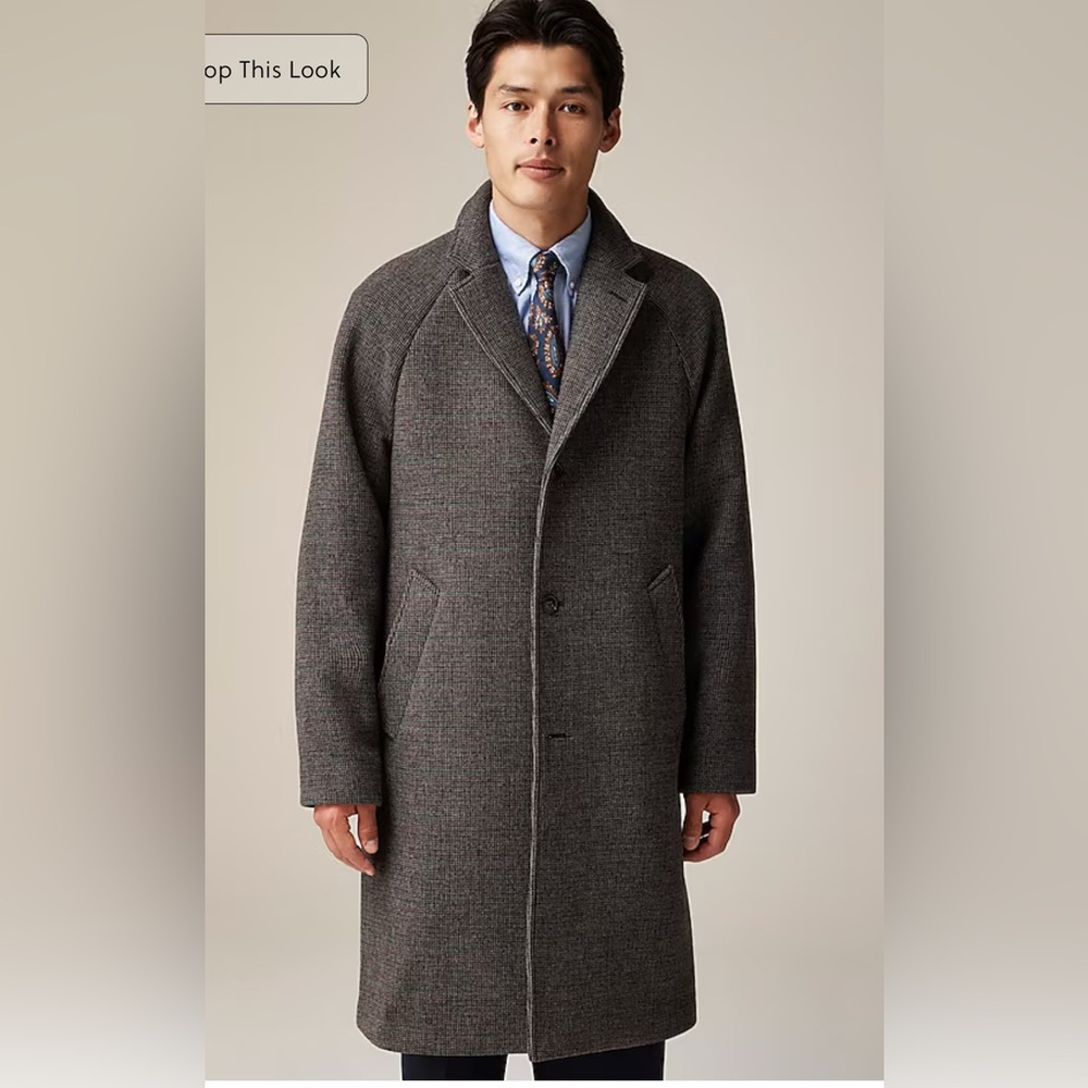 NWT JCREW Rivington topcoat in wool blend - Picture 2 of 7